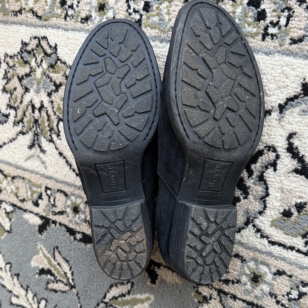 Born Black Suede Ankle Booties - Picture 2 of 2